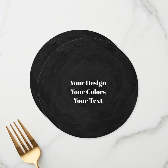 Menu Vazio - Crie seu próprio personalizado (Frente/Verso In Situ)