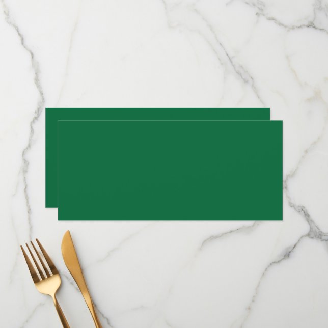 Menu verde, azure, aqua, azul elétrico, fonte (Frente/Verso In Situ)