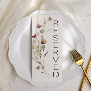 Menu Vintage, Barramento Floral Franco-Vintage