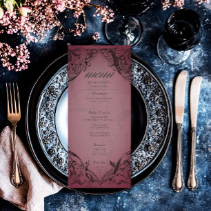 Menu Vintage Bat Até O Casamento Da Morte