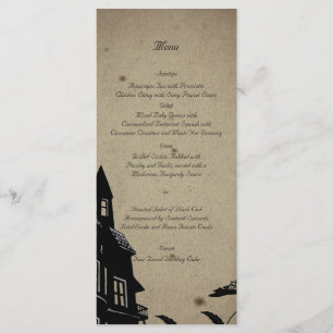 Menu Vintage Gothic House