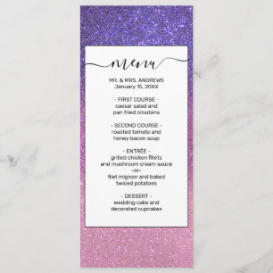 Menu Violet Princess Blush Triple Glitter Ombre