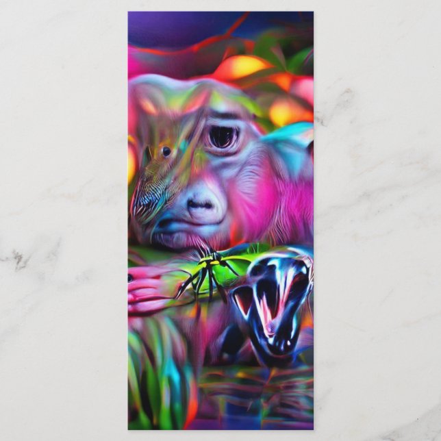 Menu Vivid Dreamscape: Agrizoofobia Bookmark (Frente)