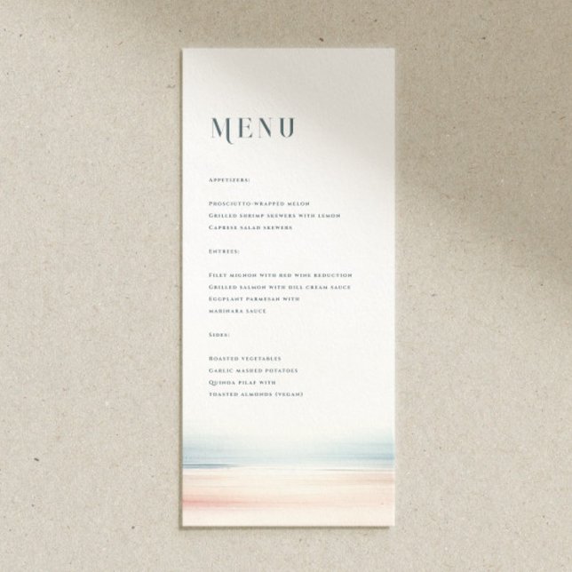 Menu Wailea Wedding (Criador carregado)