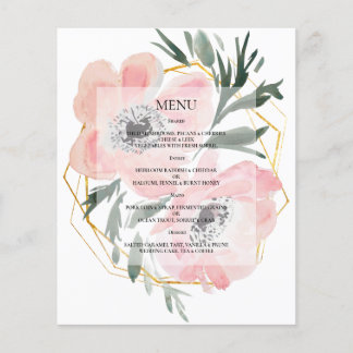 MENU WEDDING Elegante de Orçamento.