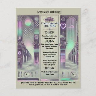 🍽️ Menu Weirdcore Wedding "Banquete Através da Ne