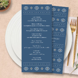 Menu Western Wedding, Cartões de Menu Rio Rancho