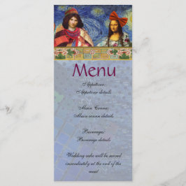 Menu Whimsic Fun Casamento vintage