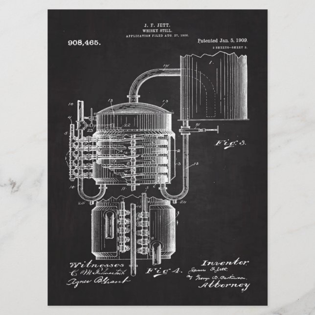 Menu Whiskey 1909 Ainda (Frente)