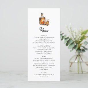 Menu Whiskey & Charuto dos Cavalheiros