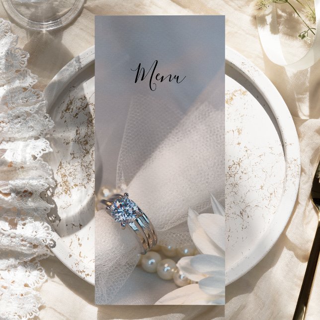 Menu White Daisy Elegance Wedding (Criador carregado)