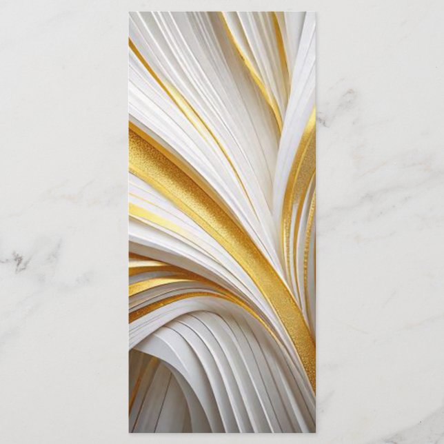 Menu Wit Goud Retro  (Frente)