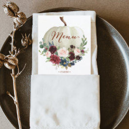 Menus de Abóbora de Queda -