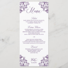 Menus de Casamento Elegantes | Nadine (Ameixa / Ro