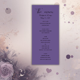 menus de casamento puros e modernos