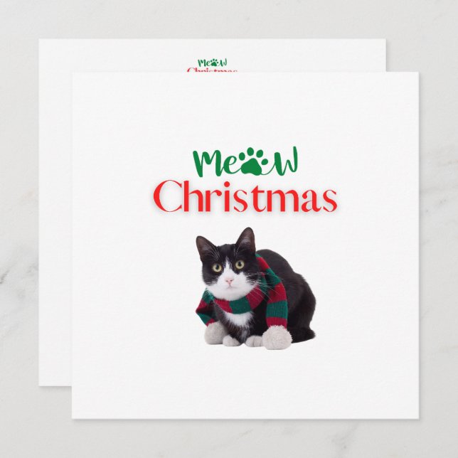 MEOT CHRISTMAS CAT (Frente/Verso)