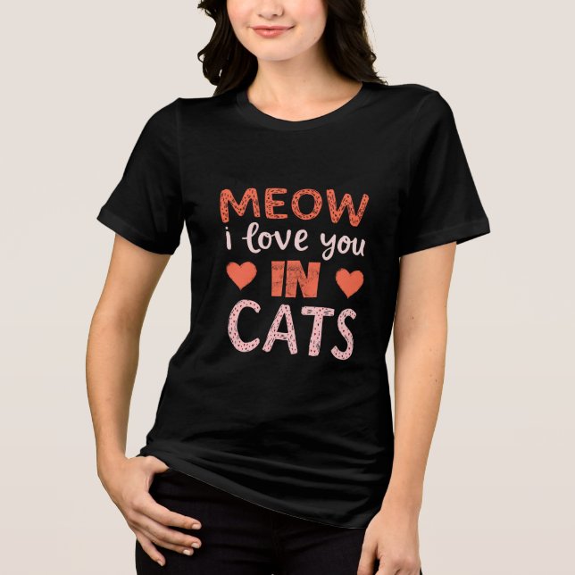 meow, eu te amo em gatos (Frente)