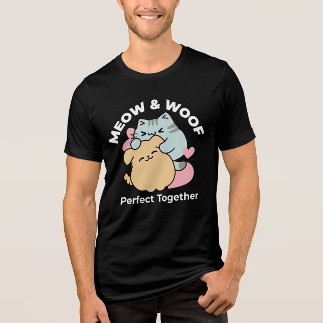 Meow & Woof Perfect Toga - Gato e Cachorro Bonitos (Frente)