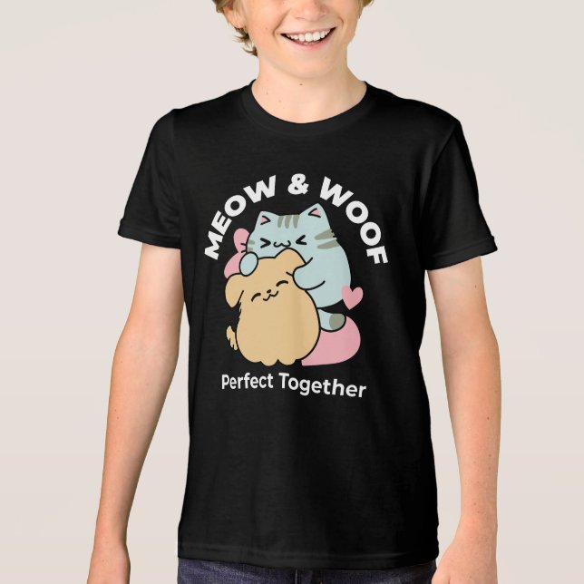 Meow & Woof Perfect Toga - Gato e Cachorro Bonitos (Frente)