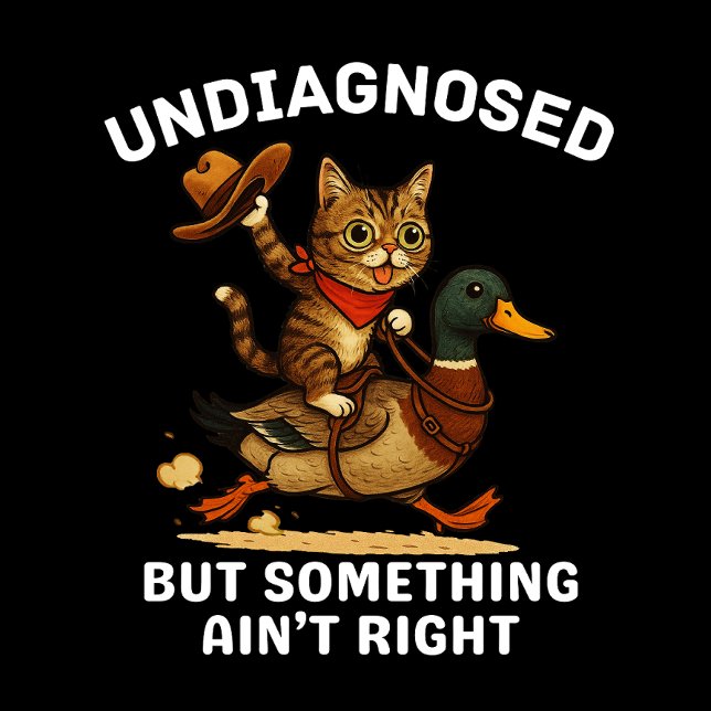 Meowboy Poster Funny Cowboy Impressão de Luz (Criador carregado)