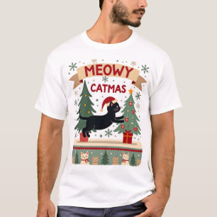 Meowy Catmas, Suéter de Natal Feio, Natal de Gato