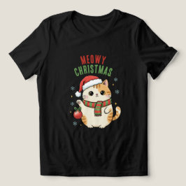 Meowy Natal Gato – Design Festivo de Férias