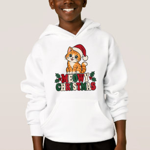 Meowy Natal Moletom Infantil de Gato
