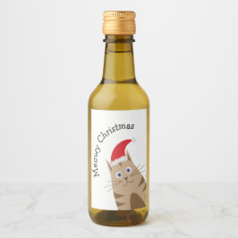 Meowy Xmas veste chapéu de santa