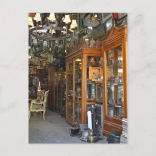 Mercado antigo do cartão de Posto da Grécia de Ate