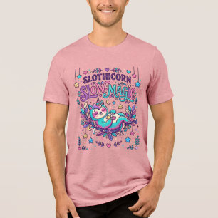 Mercado Colorido de Magia Lenta Unicórnio Slothico