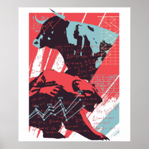 Mercado de ações: Bull Bear Poster