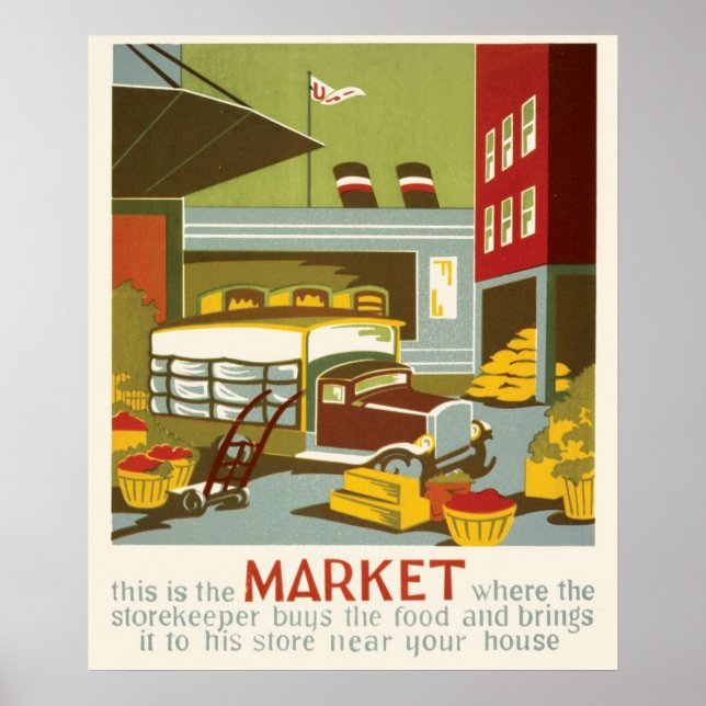 Mercado de Poster WPA (Frente)