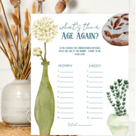 Mercado Francês - Baby What's Age Age New Game