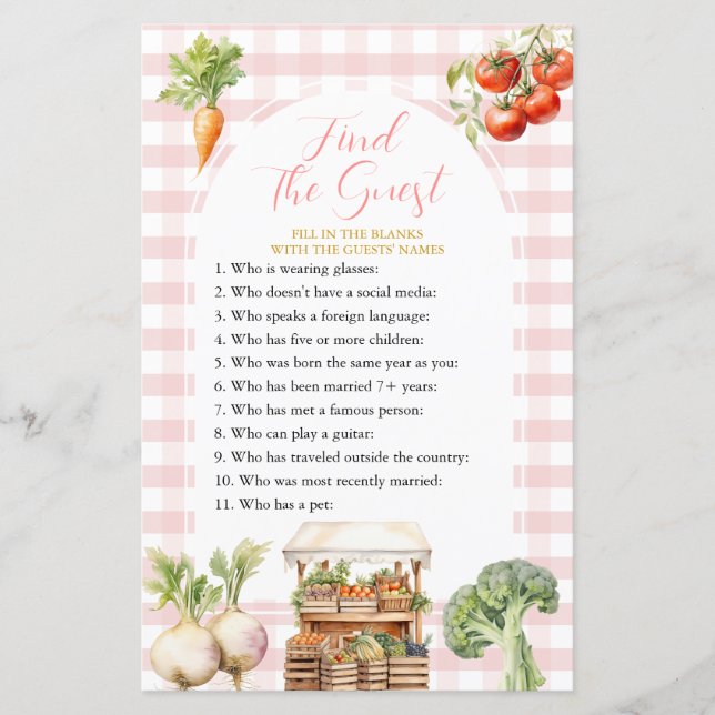 Mercado novo e crescido local Encontre o jogo de c (Frente)