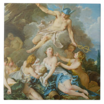 Mercúrio confiando a criança Baccus às Ninfas