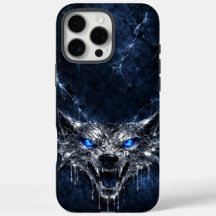 Mercury Wolf Olhos de Safira Azul Glacial
