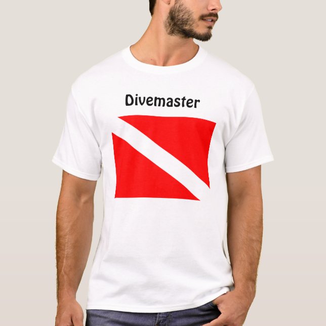 Mergulhador de Divemaster abaixo da camisa da (Frente)