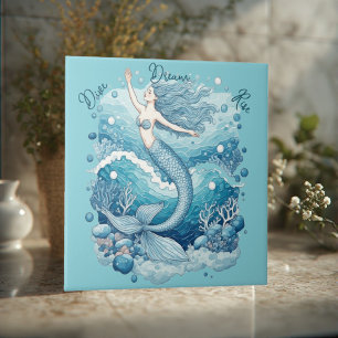 Mergulhe Sonhe Suba Oceano Sereia Aquazul Empodera