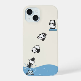 Mergulho de Panda - Capa de telefone Animal de Car