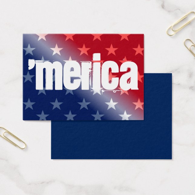 "Merica Team Cards - azul vermelho (Escritótio)