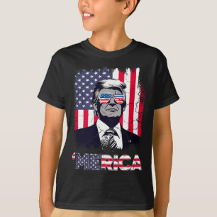 Merica Trump Na Camisa De Natal 4 De Julho