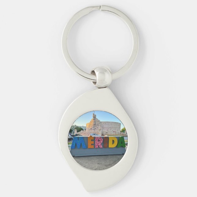 Merida, México - Chaveiro de metal