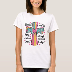 Meritíssima Camisa De Mãe Adorada Faith Madre's