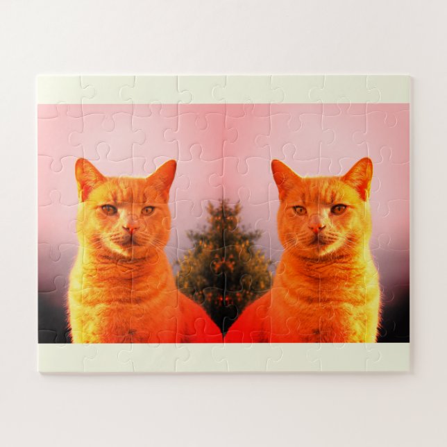 Merlin e "anjo gêmeos" quebra-cabeça (Horizontal)
