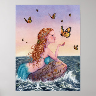 Mermaid Art Poster - Bring Me Tidings