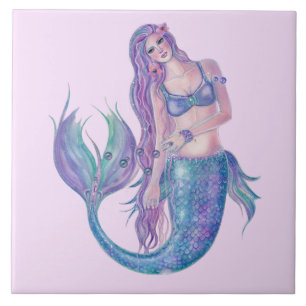 Mermaid Crystal art por Renee Lavoie