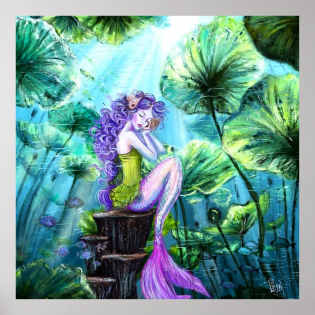 Mermaid Fantasy Poster (Frente)