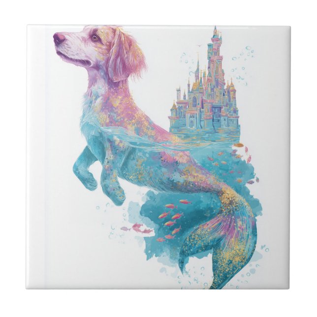 Mermaid Mutt � Cão Fantasia Subaquática (Frente)