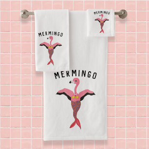 Mermingo engraçado: Toalhas de harmonização da