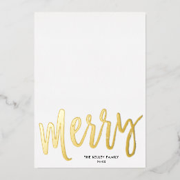 Merry Brush Script Minimalista Vertical Foto Real